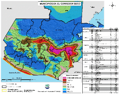 Map of the Minister of Agriculture.